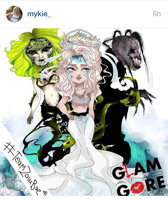 #TeamZOMBAE <a href="/Glam_And_Gore/">Follow @GlamAndGore</a> good luck at the #NYXFaceAwards