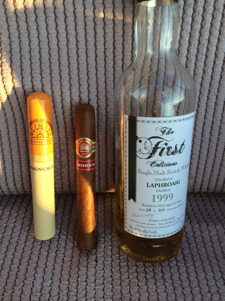 Quarry16's tweet photo. Been waiting all week for this, nice Cuban and amazing scotch! #canadiannights http://t.co/L8xaNs8k56