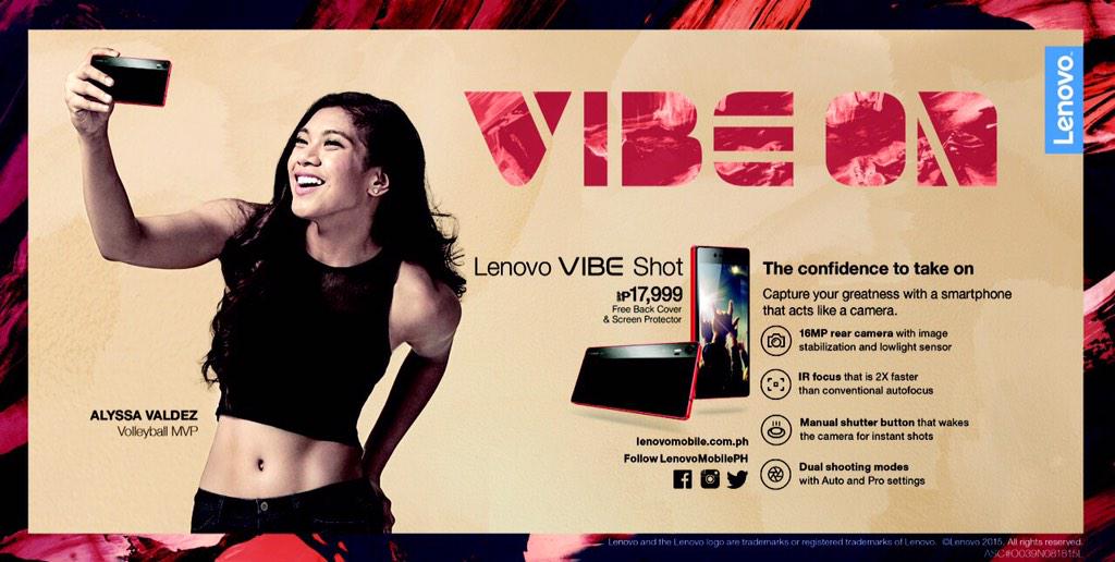 AlyssaValdez2's tweet photo. Selfie ready to take great pictures with my @lenovomobileph #VibeShot  #LenovoVibeShot #VibeOn 😁 http://t.co/zdsPGsVkIx