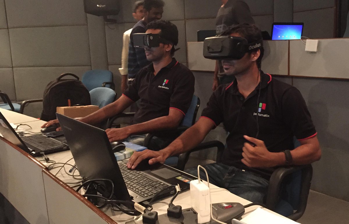 perfomatix's tweet photo. Day2: Intense Testing @AngelHack #KeralaRoadSafety @WorldBankIndia #RoadHack #virtualreality http://t.co/2tEeycpJ1O