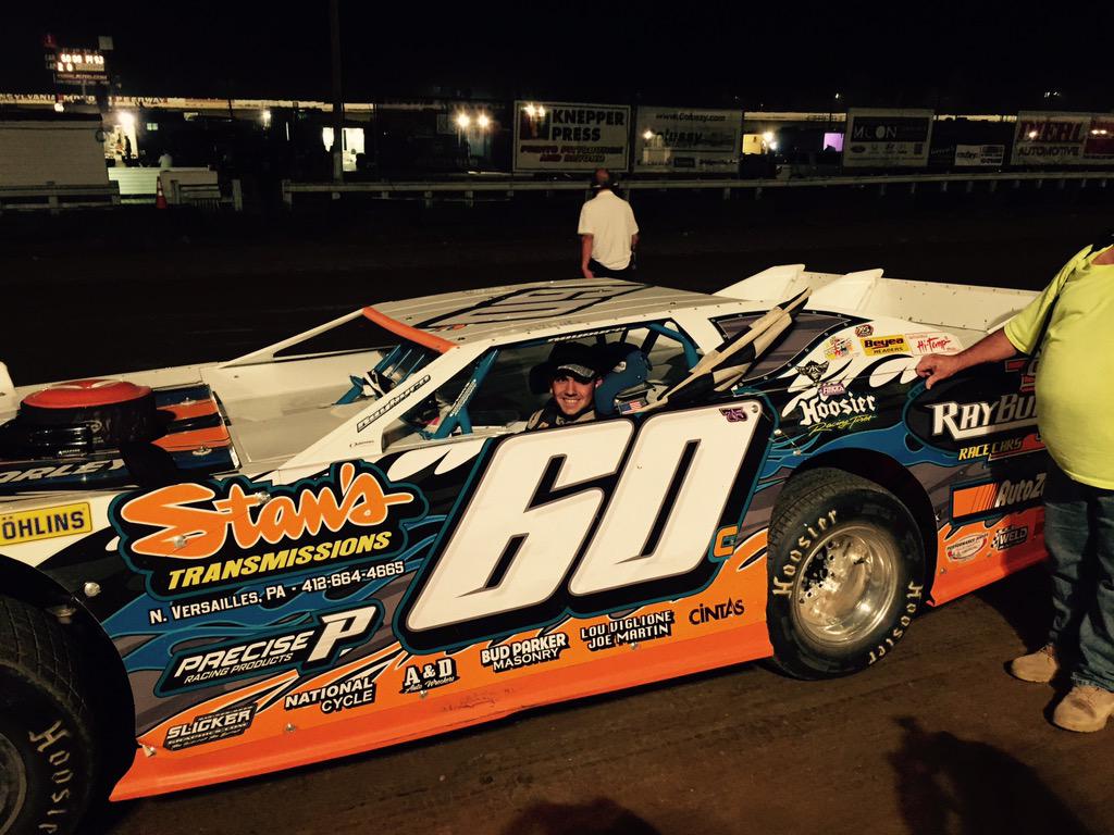 bbentz1960's tweet photo. Colton Flinner win in a new Rayburn late model at Pittsburgh http://t.co/IDHBez7ZNI