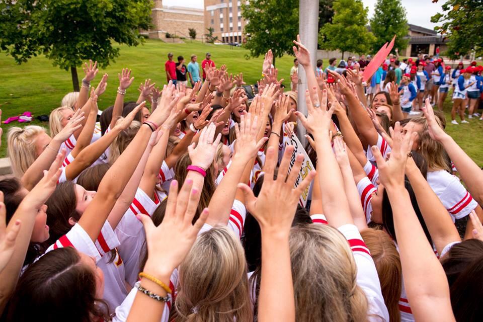 astatechio's tweet photo. Bid day, best day! Congrats to 52 women who chose wisely ❤️💛 http://t.co/kJMDpmosMJ
