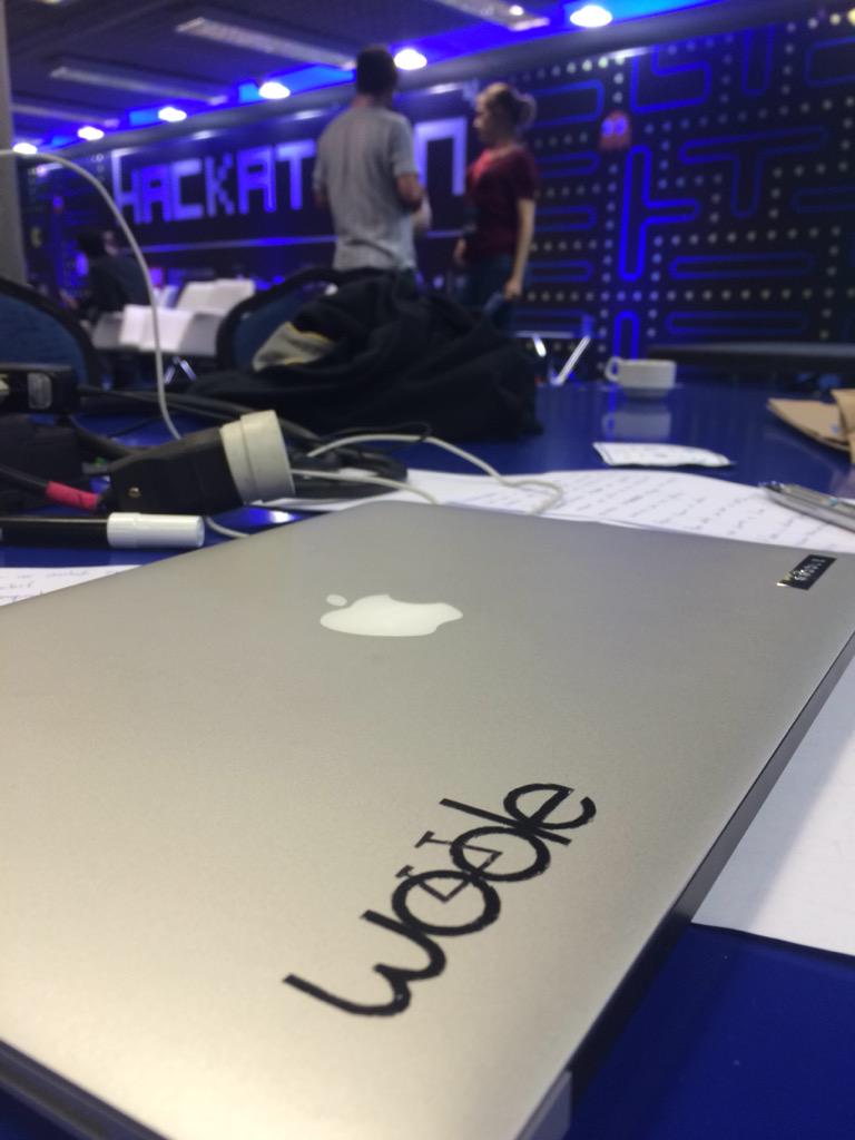 WooleApp's tweet photo. #Woole saçaricando no #HackathonFiesp 
#DormirPraQuê http://t.co/OXM391jUKX