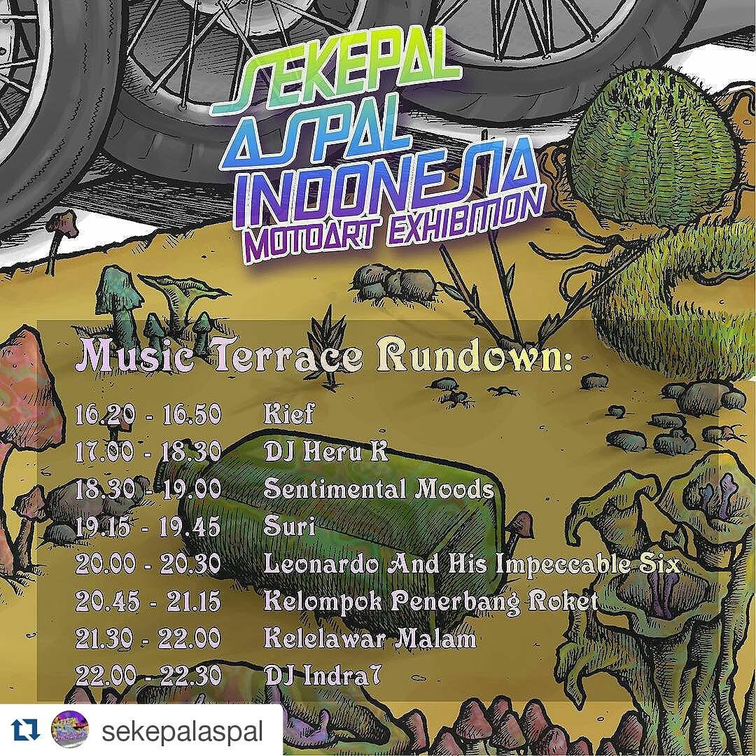 Sore nanti <a href="/SekepalAspal/">Sekepal Aspal</a> w/ <a href="/_SURI_/">SURI</a> <a href="/kelelawarmalam/">Kelelawar Malam</a> <a href="/PenerbangRoket/">Kelompok Penerbang Roket.</a> dan lainnya di <a href="/joglobeer/">joglobeer</a>!!  Mari ramaikan