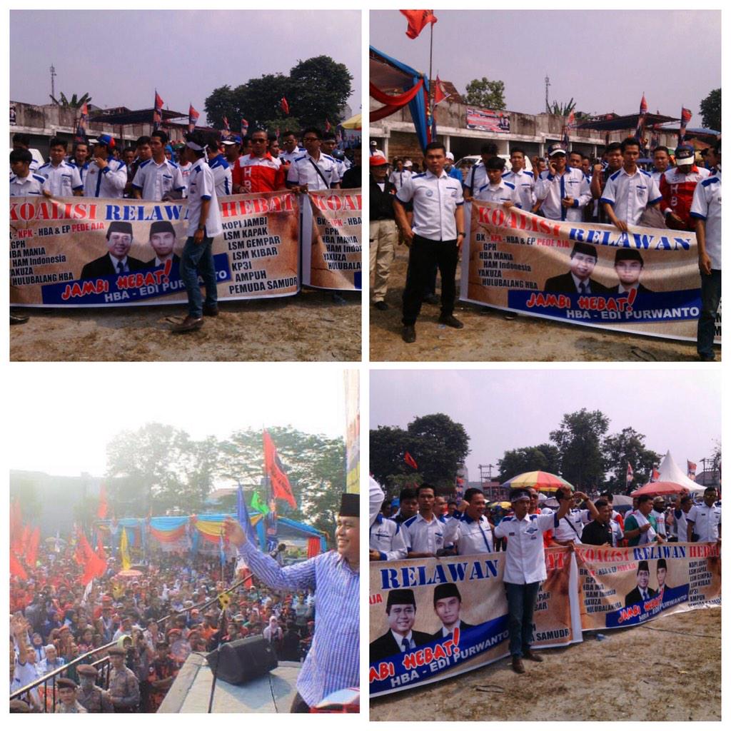 AMPUH_JAMBI's tweet image. Ketua umum Ampuh pimpin orasi koalisi seluruh ti. Relawan,yg meliputi h,BK-HBA,relawan kopi jambi..dll