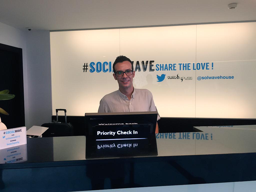 SolHouseCalvia's tweet photo. This is Fernando, #WaveStaff at the Front Desk! He will help you also with info about best places in the island http://t.co/jXaC326XAm