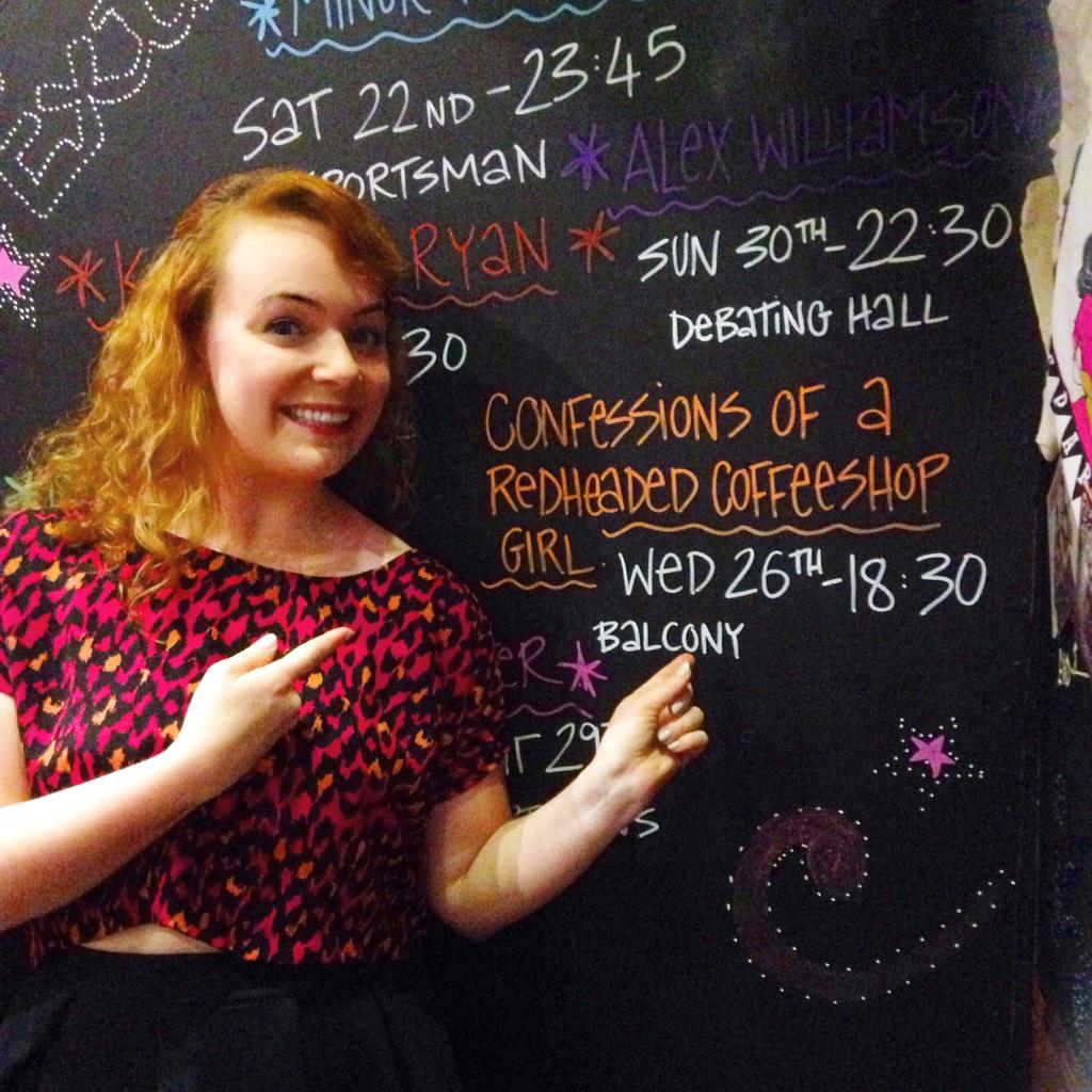 Redheaded_CSG's tweet photo. .#EdFringe! XTRA SHOW ADDED Aug 26 @Gildedballoon at 18:30! ❤️☕️🎈🎉👄🐒 tix: http://t.co/ijjXzCoYFB #gilded30 @EdFringe http://t.co/wV7OKvevPS