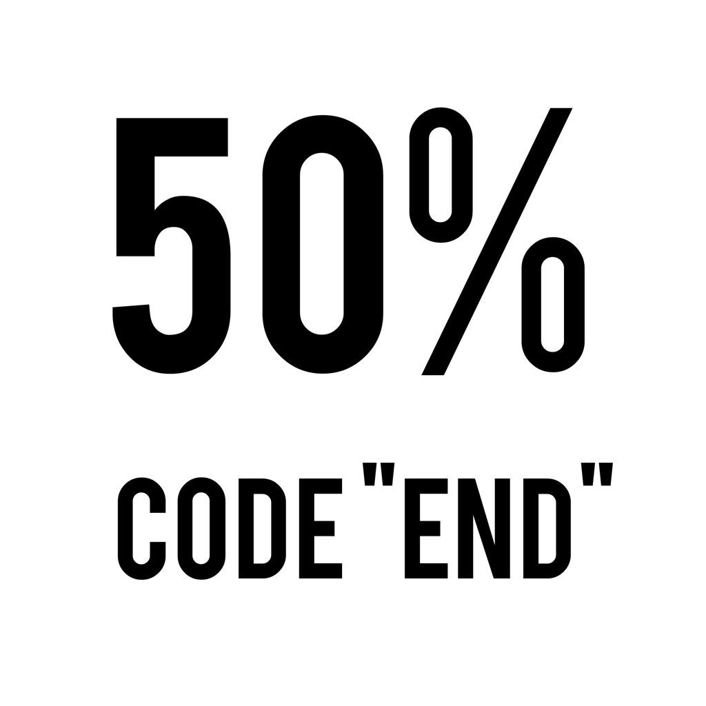 50% OFF EVERYTHING. flotsamjetsam.eu Use code END at checkout. #sale