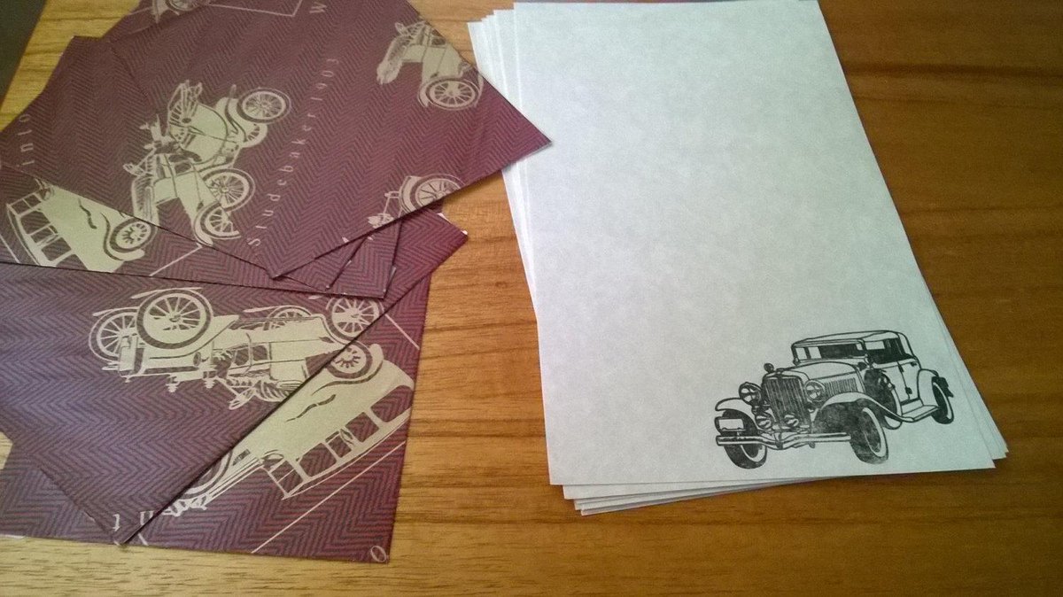 AlwaysnBlossom's tweet image. Old Cars Stationary set 15 pc antique Ford envelope stationary han… etsy.me/1F5CT7T #Etsy #DecorativePattern