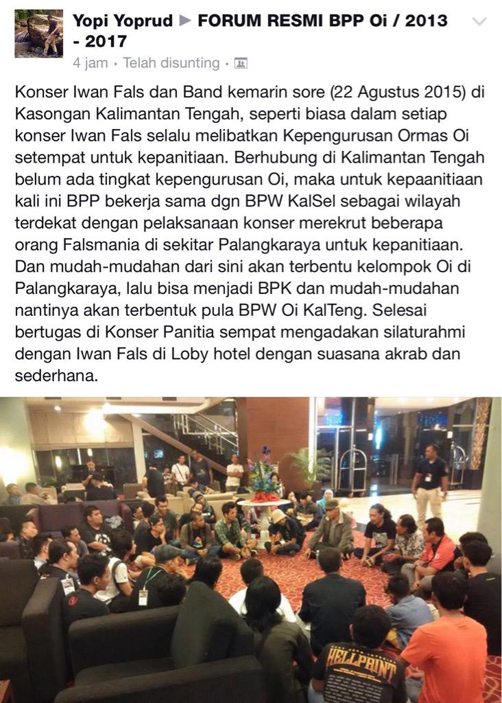 iwanfals's tweet photo. Alhamdulilah sudah di Jkt setelah tertunda 5 jam krn asap hutan yg terbakar &amp; tks atas segalanya. http://t.co/SHrpQBTYX3