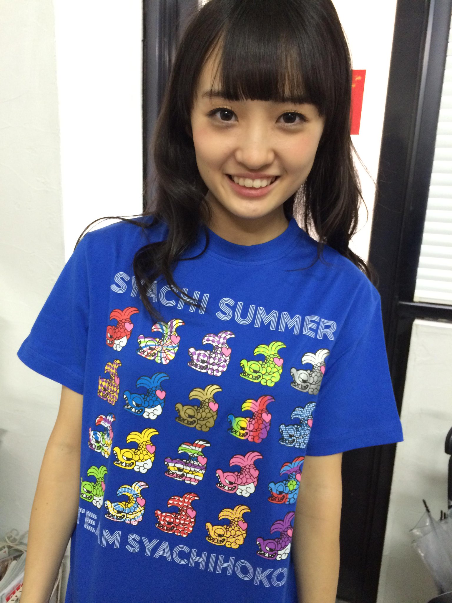 チームしゃちほこ 咲良菜緒 Tシャツ 鯱【658】 ✨人気ブランド激安