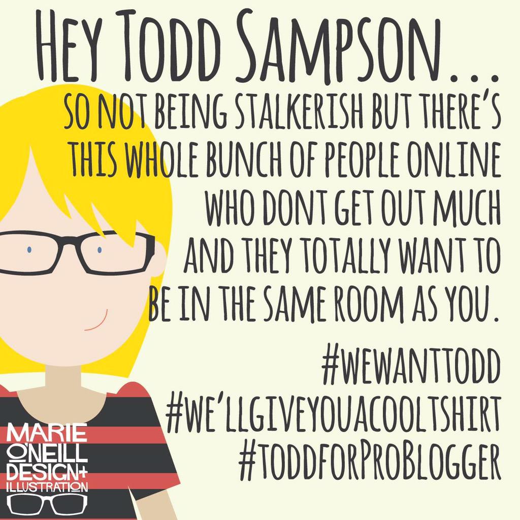 MarieODesign's tweet photo. Hey @toddsampsonOz we've created a social media campaign just for you!! http://t.co/NMl8HmT6pI