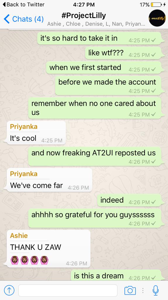ProjectLilly's tweet photo. sentimental moments with the fam πππΎ we've come so far! π #ProjectLilly http://t.co/n3yly4MgrT