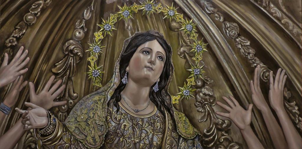UnCofradeMas's tweet photo. Cartel de la subida 2015 de la Asuncion de Cantillana realizado por Jonathan Sánchez Aguilera #TDSCofrade http://t.co/Os1jkFjuXg