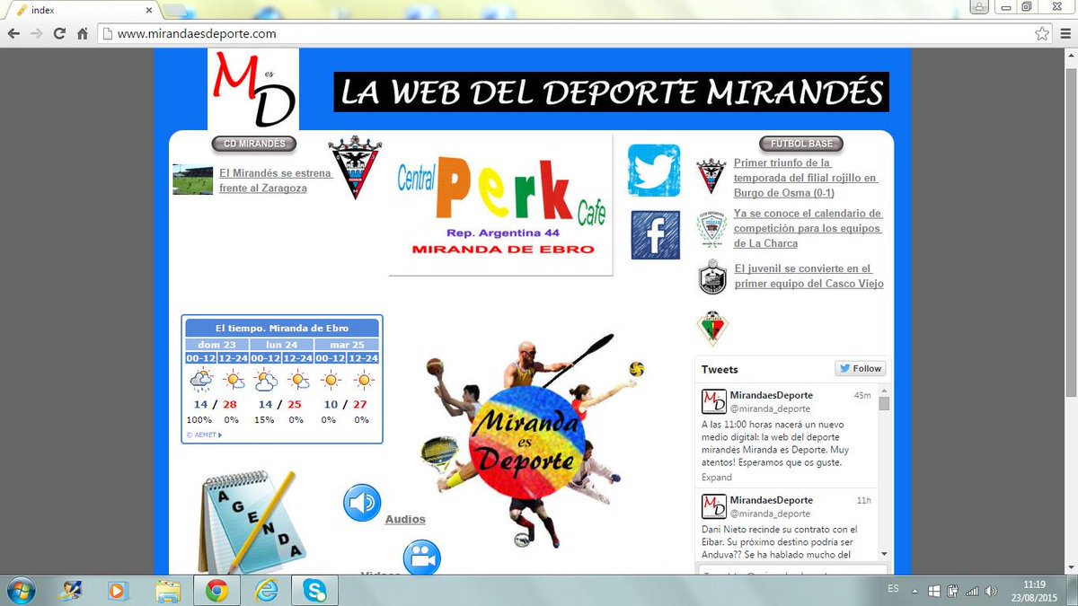 miranda_deporte's tweet photo. Ya podéis disfrutar de la web del deporte mirandés en http://t.co/TbcVPQxdAb. ¡¡¡Muchas gracias por la acogida!!! http://t.co/PgQlwd1X8h