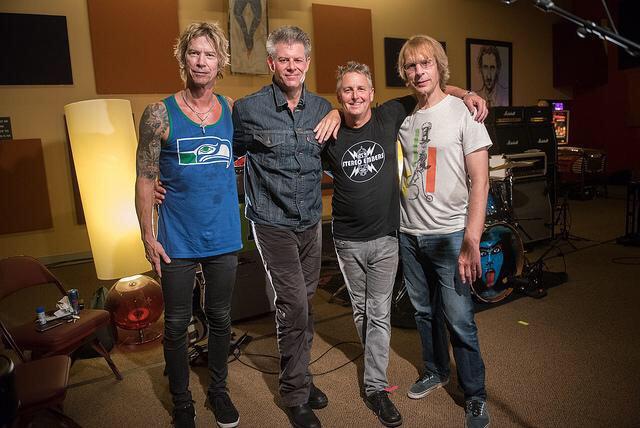 pearljamonline's tweet photo. Raw Power rehearsals w/ @DuffMcKagan, Barrett Martin, @MikeMcCreadyPJ and Mark Arm.
Thanks to @kexp. http://t.co/0kNdmtKHzV