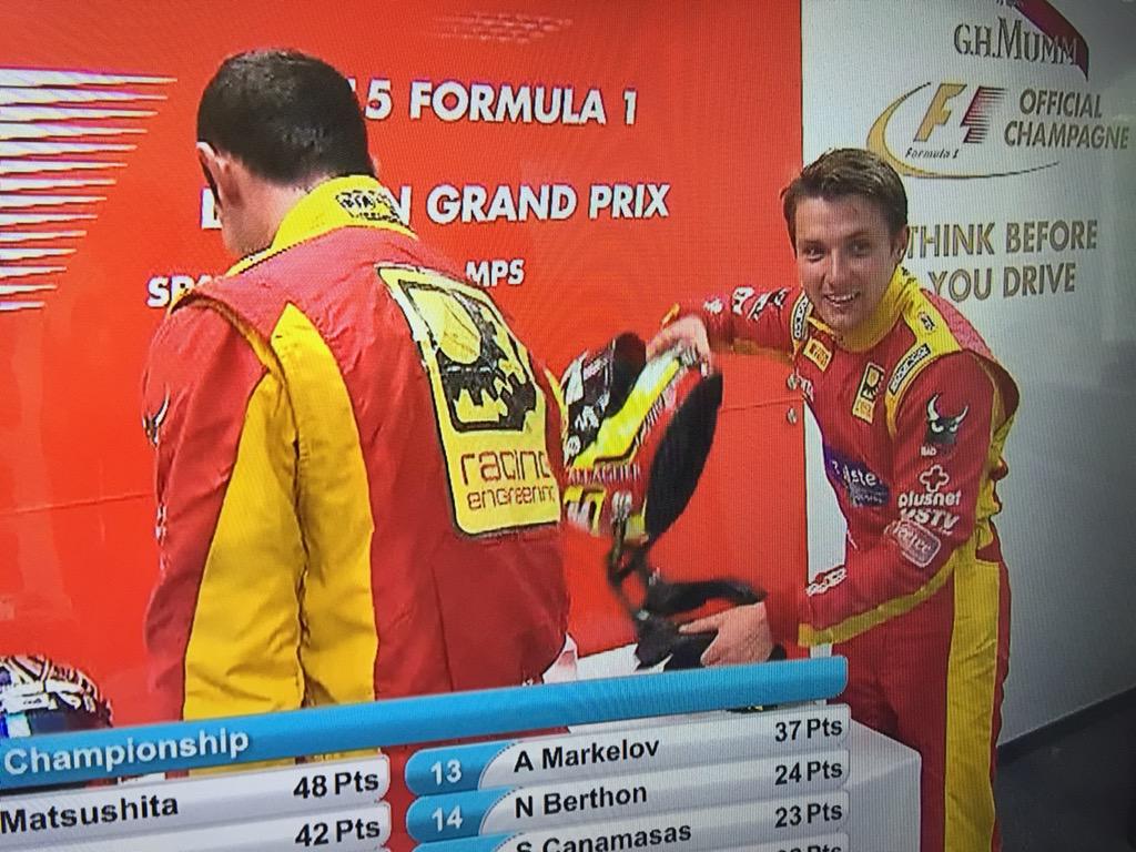 InfluenceComms's tweet photo. @42jordanking storms to 2nd place @SpaFrancorchamp and his first @GP2_Official podium. The first of many to come! http://t.co/urwzgsfF6Y