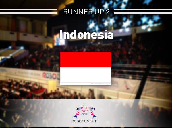 Runner Up 2 : Indonesia

#Robocon2015