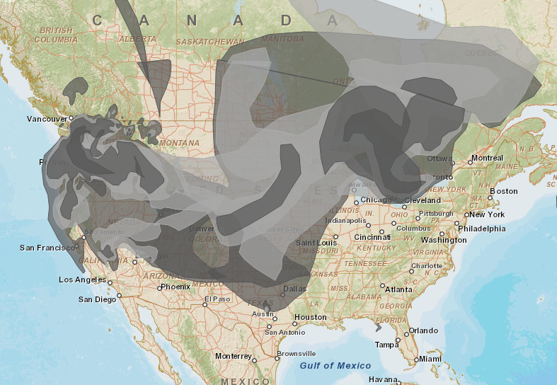 Map: Smoke plume from western wildfires extends through a great part of