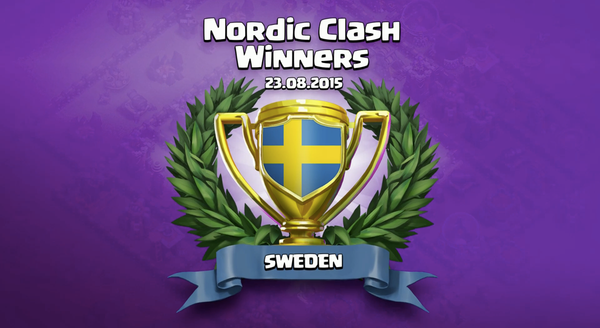 ClashofClans's tweet image. Congratulations to NORDIC SWEDEN, winners of the Nordic Clash tournament! 🏆 #LiveClash