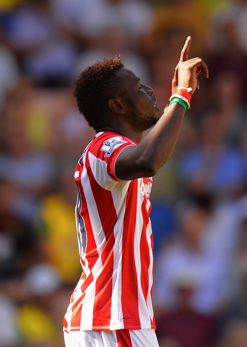 stokecity's tweet photo. Mame Diouf grabbed his second goal of the season and was a usual workhorse up front. RT if he was your #SCFCMOTM http://t.co/lsie6XzvZx