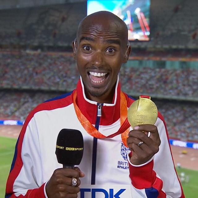 Mo_Farah's tweet photo. Yeeeeeeeeezzzzzzzzzz!!! http://t.co/pERgHrP9G1