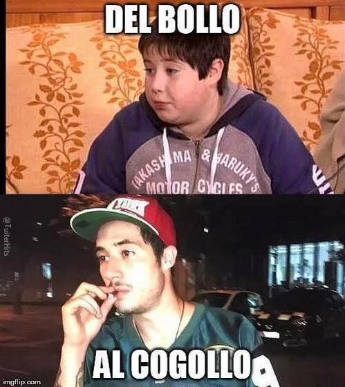 TuiterHits's tweet photo. No sé a qué edad se metió más chocolate. http://t.co/lb3CsG1AJN