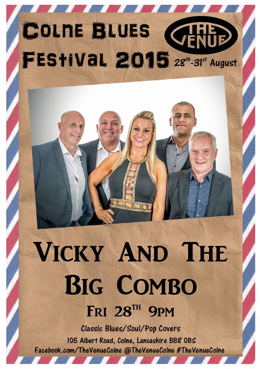 TheVenueColne's tweet photo. Vicky and The Big Combo!!!!!!!!!!!!!!!!!! http://t.co/Pg8qcth6XI