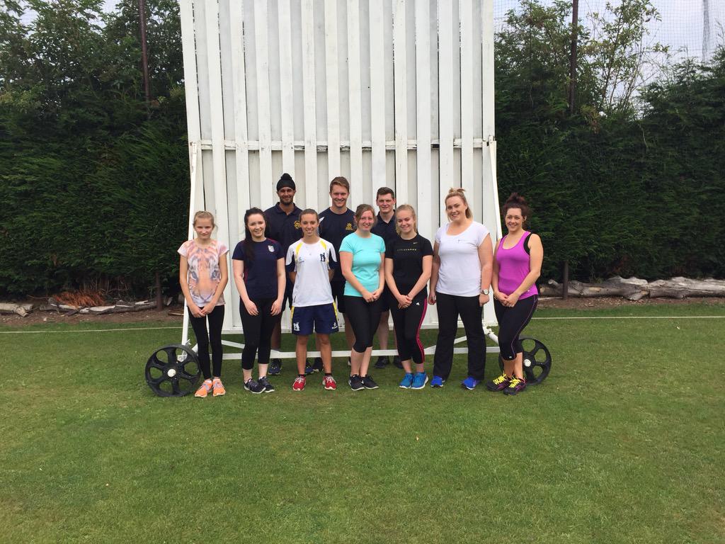 SolihullMuniCC's tweet photo. Great morning at SMCC for the women's cricket sessions! Good turnout and great fun! #thesegirlscan! http://t.co/sjGOlRyRVq