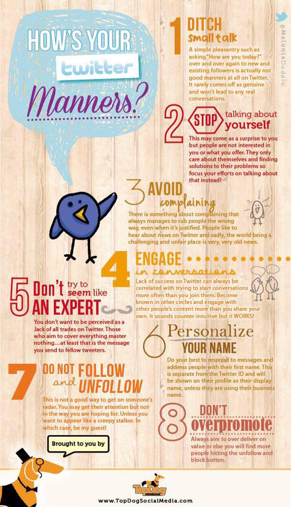 GRadojkovich's tweet image. New to Twitter, learn some manners... #Edtech #edchat #CISSL #twitter