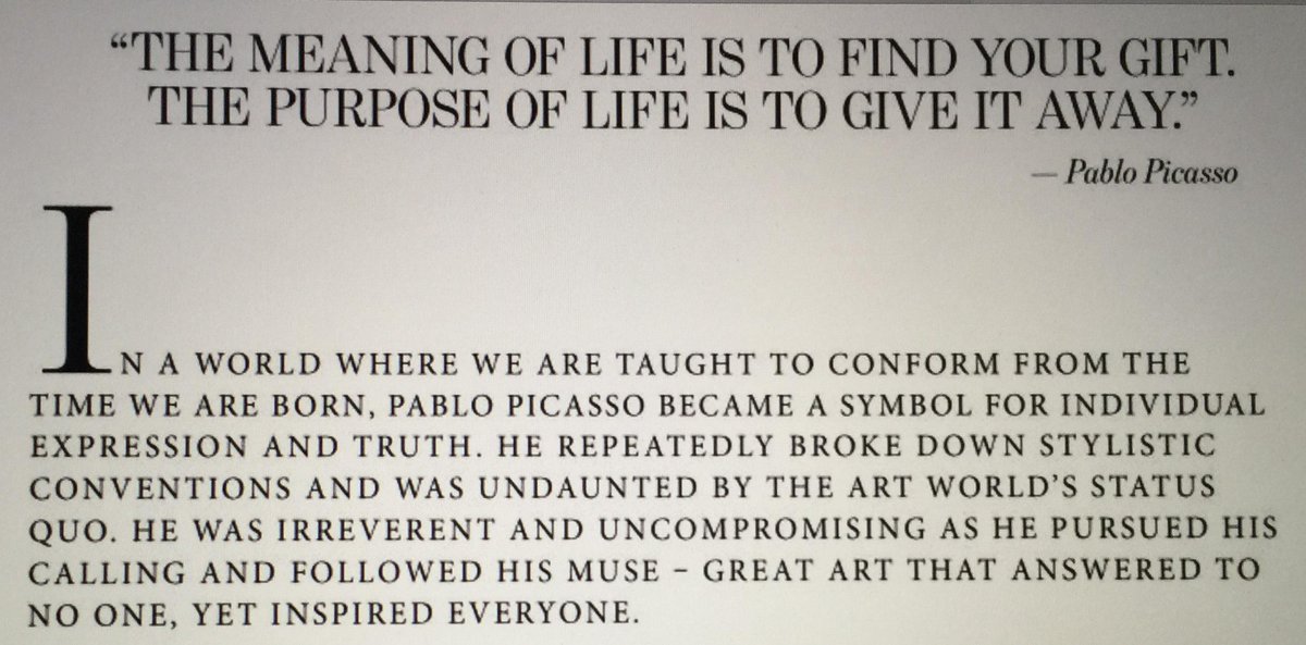 learningrocks's tweet image. Inspiration for the day from Pablo! Taken from the RH Catalogue!