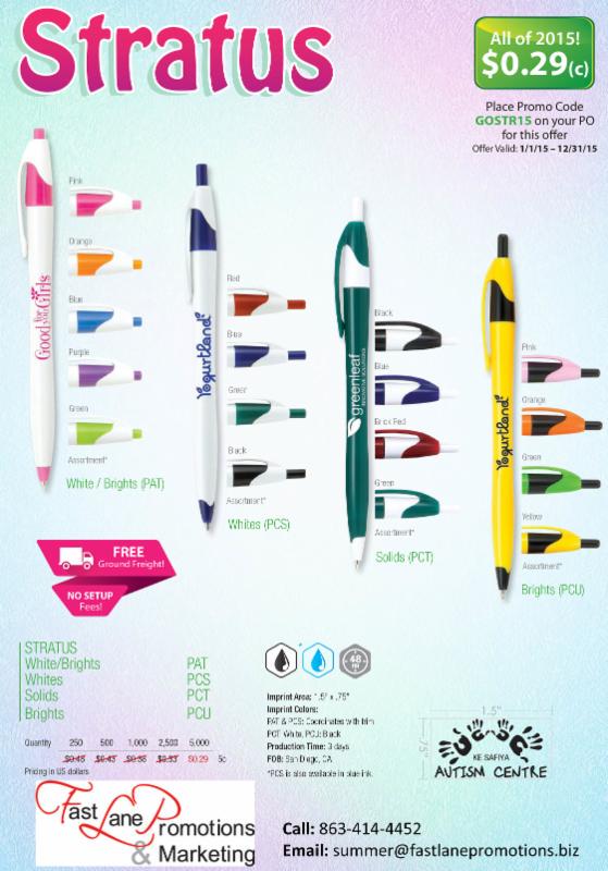 FastLanePR's tweet image. 250 Logoed Pens Only $72.00!! conta.cc/1hseuWL