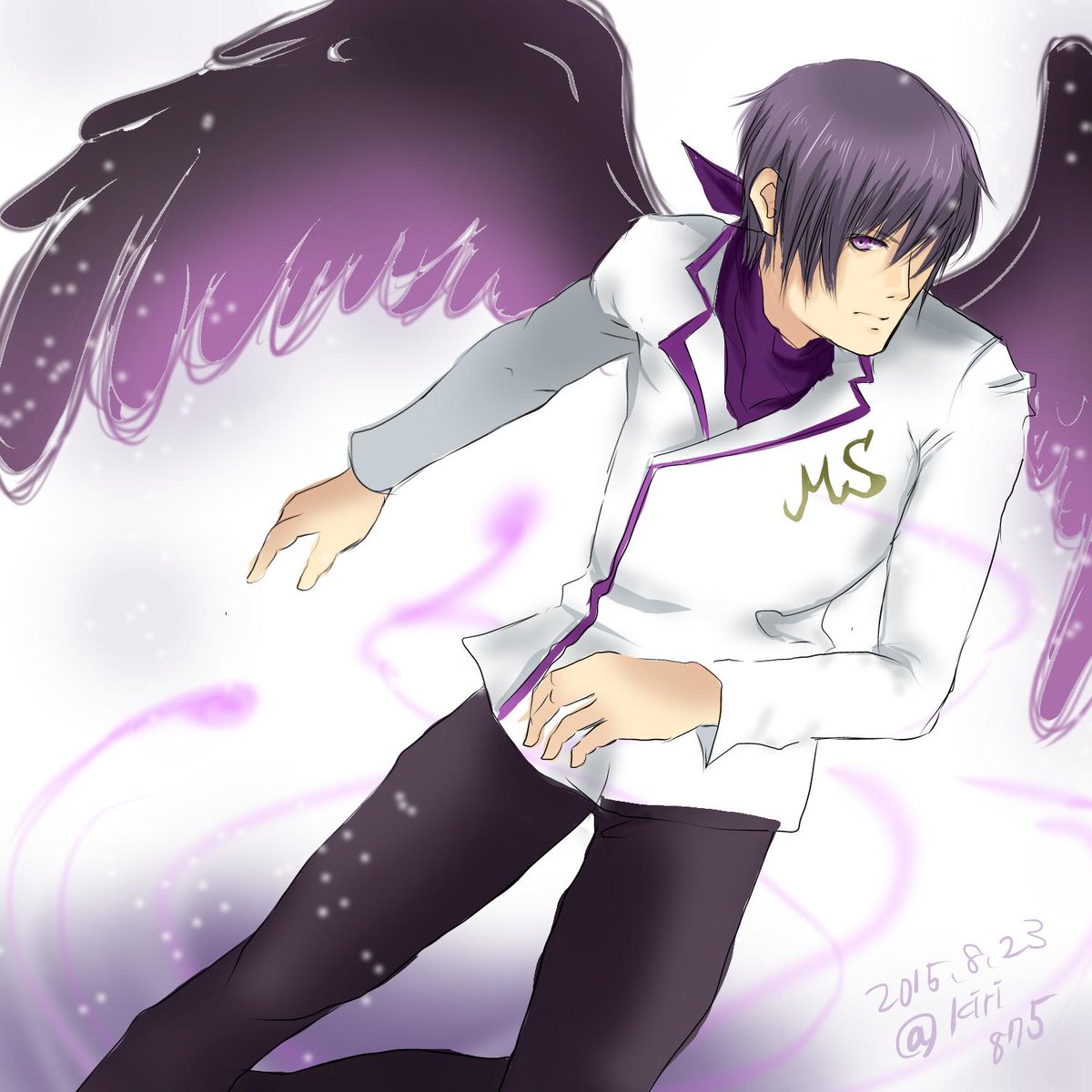 Twitter 上的 きりどん花子 11 仙コミ 黒髪 ということで黒瀬ゆずるくん 黒髪といったらこの人しか思い浮かばなかったー モンスト深夜のお絵かき60分一本勝負 Http T Co Joe9wayrgs Twitter