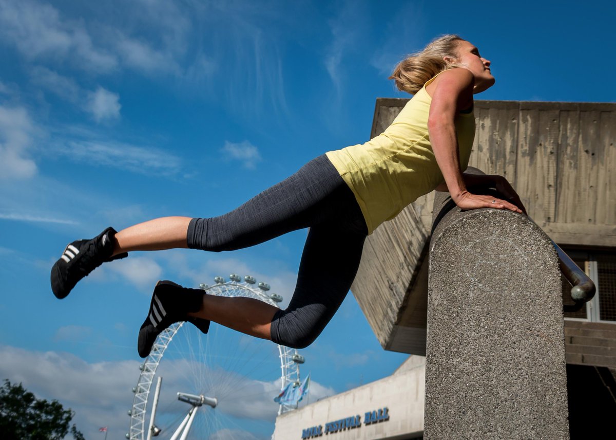 HeathAction's tweet photo. #stuntwoman Ansko Pitkanen at #SouthBank http://t.co/qCRYtoxmd1