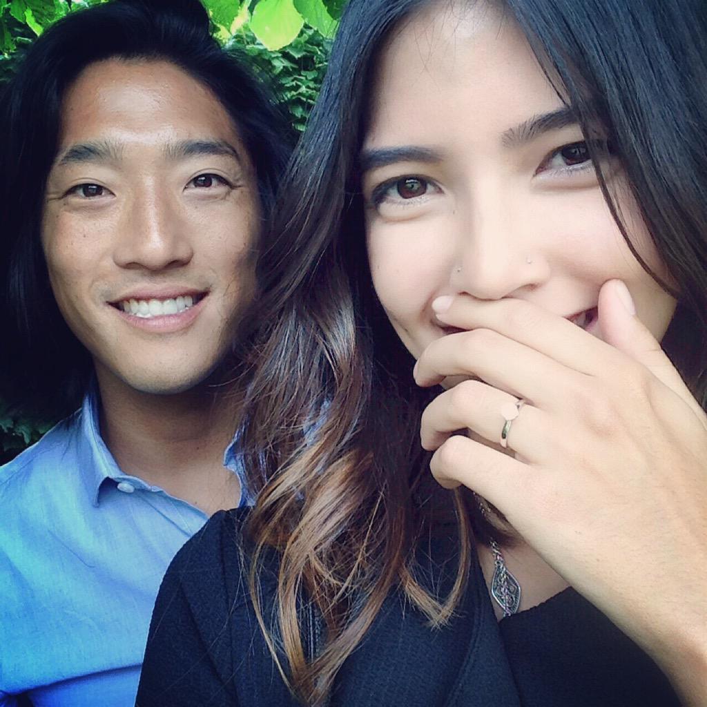 YungWoo23's tweet photo. Together we win. #dreamteam #mybridetobe #hamptoncourtpalace #London http://t.co/2bR4HuQq8i