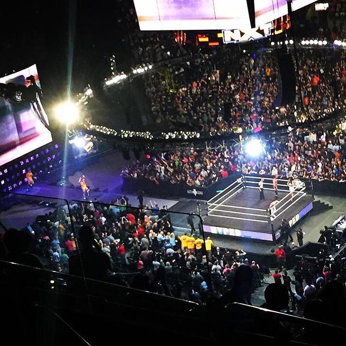 #HypeBros making our entrance in front of a sold out Barclays center! @wwe @wwenxt #NXTTakeOver @mojorawleywwe