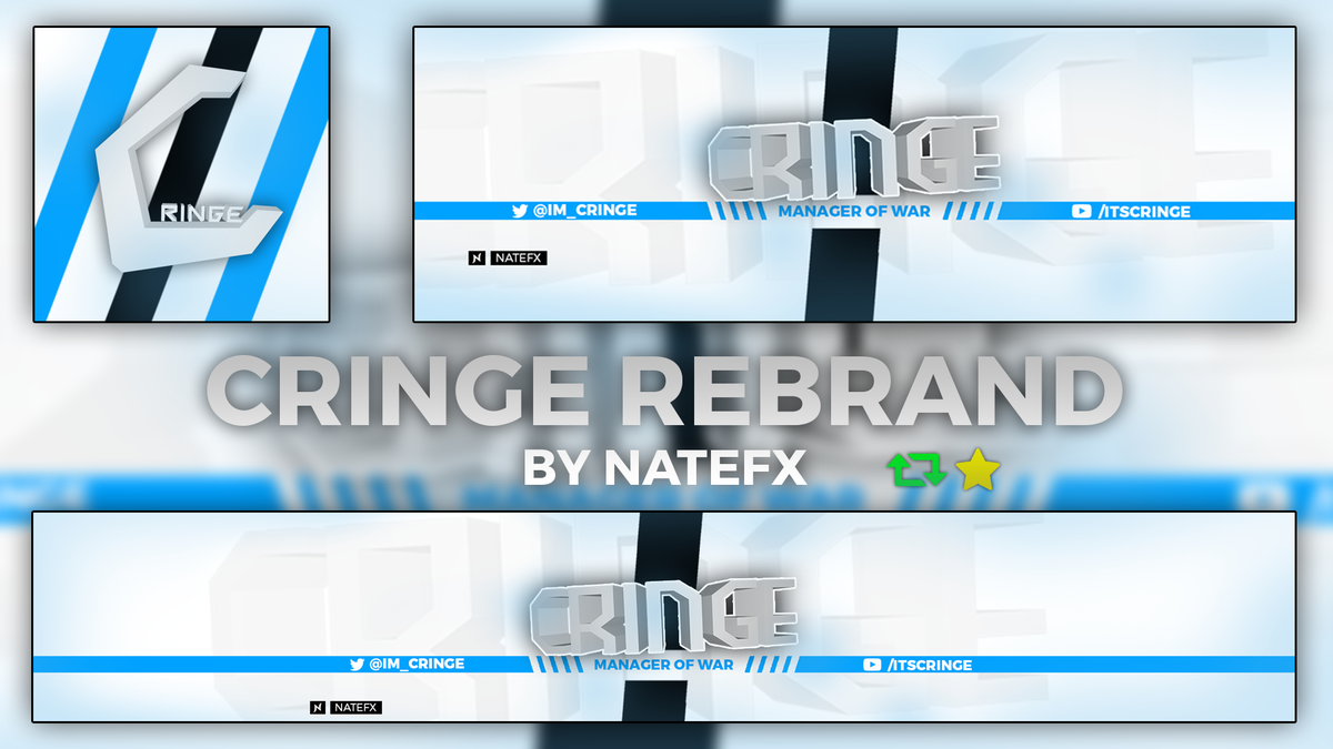 NateEdits's tweet photo. @im_cringe Rebrand
Re-tweets and Favorites are appreciated http://t.co/VSAxtkX6tH