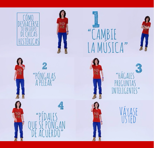 jeronimocanal's tweet photo. #ManualdeInstrucciones Cómo deshacerse de un grupo de chicas histéricas por: @jeronimocanal http://t.co/eeRqGD9uOg