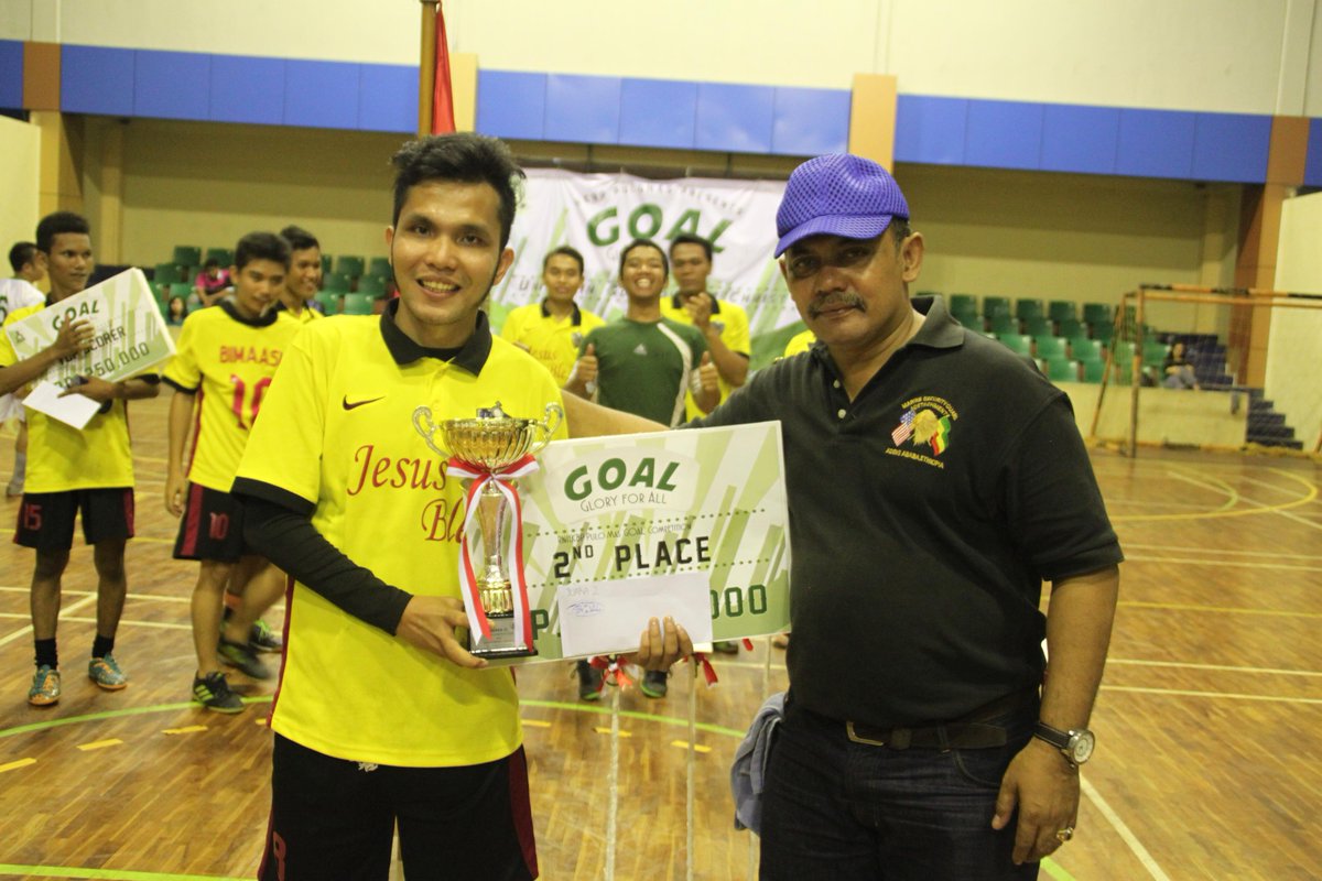Selamat kepada HKBP Pondok Gede sebagai Juara ke-2 GOAL 2015!
#GOAL2015 #GloryForAll