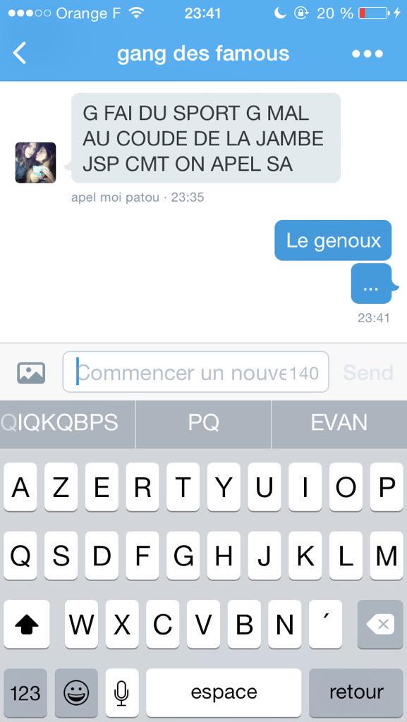 Pleinsdebetises's tweet photo. "Coude de la jambe" http://t.co/syuoyO0dmi