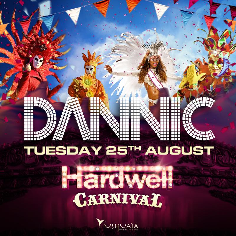dannic's tweet photo. Almost time again for #HardwellCarnival @ushuaiaibiza! 🎉 Get your tickets here: http://t.co/0T0ZUPPJ1F http://t.co/oTAdyaEe7c