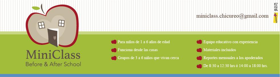 chicupon's tweet image. MINI CLASS, un lugar para tus hijos