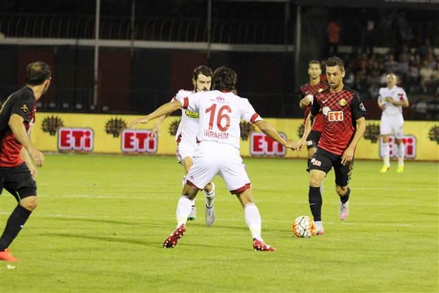 Muarem dribbles the ball during his debut Muarem dribbles the ball during his debut