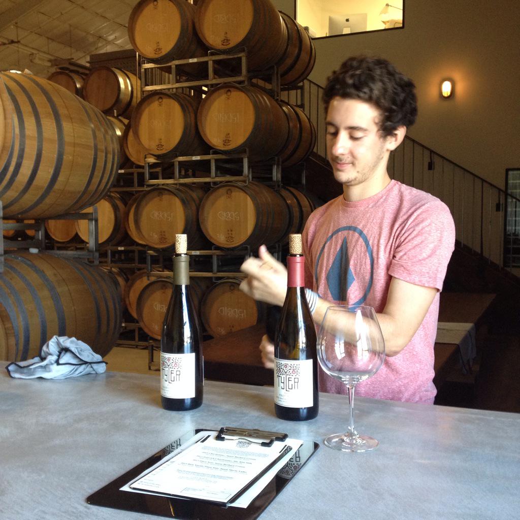 805foodie's tweet photo. Chardonnay and pinot noir from Sta. Rita Hills &amp; Santa Maria Valley featured at @tylerwinery in Lompoc. http://t.co/Dlzv6jJPaT