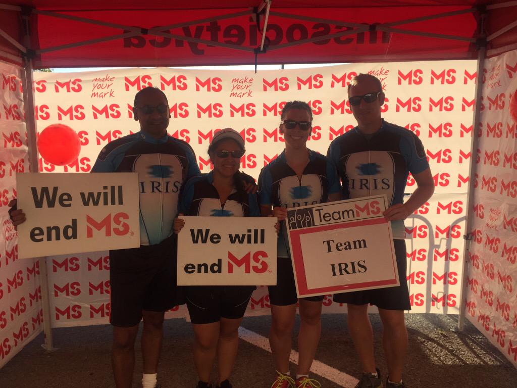 MrAlexHaddad's tweet photo. IRIS Ontario! Riding to end MS! @MSSocietyCanada http://t.co/KLf0HYwRYd