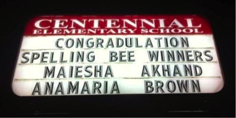 MarkupsEditing's tweet photo. Maybe the #winners can put up the sign next time! #congratulations #spelling #proofread #markupsediting http://t.co/g7G6QV6NWP