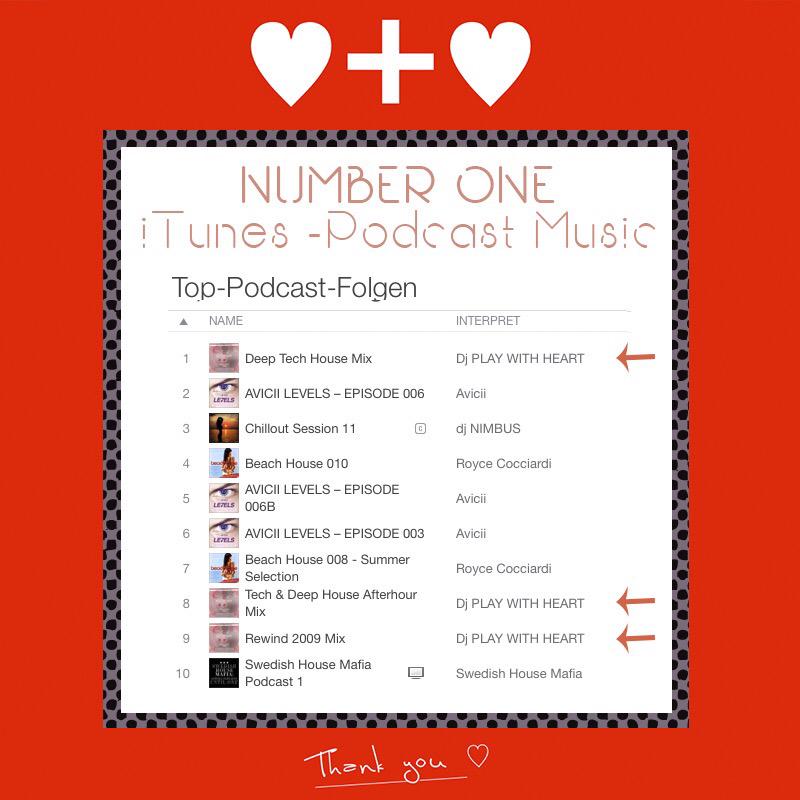 djbene's tweet photo. Three #Podcast from me in the top 10 places in #iTunes. Very cool #vinyl #housemusic @DjPlayWithHeart http://t.co/DyvqXeqmTw