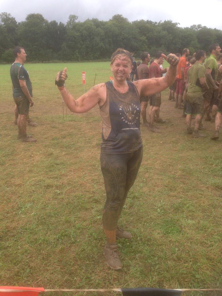 TracyKearley's tweet photo. Tough Mudder completed @BSFcharity http://t.co/FOucDkGt7Y