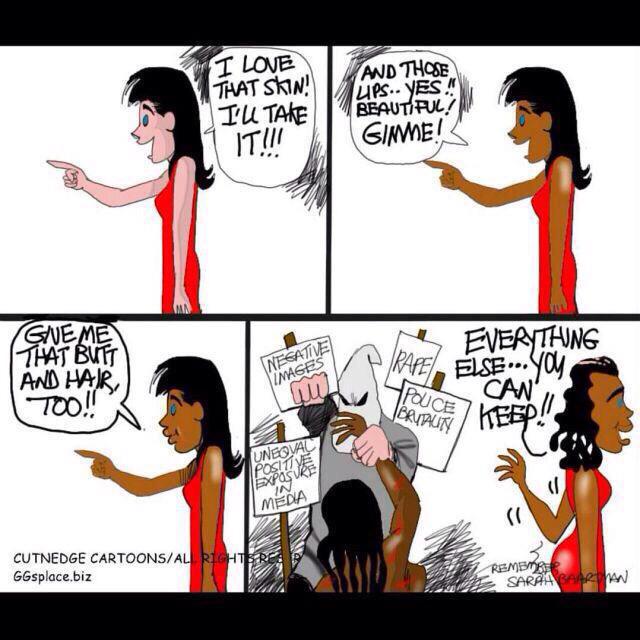 poc excellence on Twitter: "political cartoon on the appropriation ...