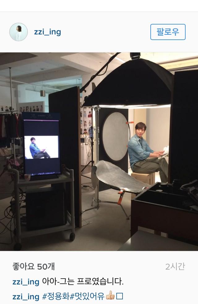 CNBYonghwa's tweet photo. [IG Trans] Ah He was professional. #JungYongHwa #Heisnice (Seems like #정용화 filmed BC card ad) https://t.co/6GFxmECReP http://t.co/4Y0gWqQ1So